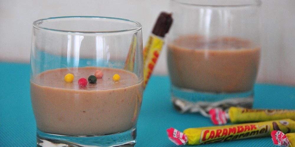Verrines de crème carambar