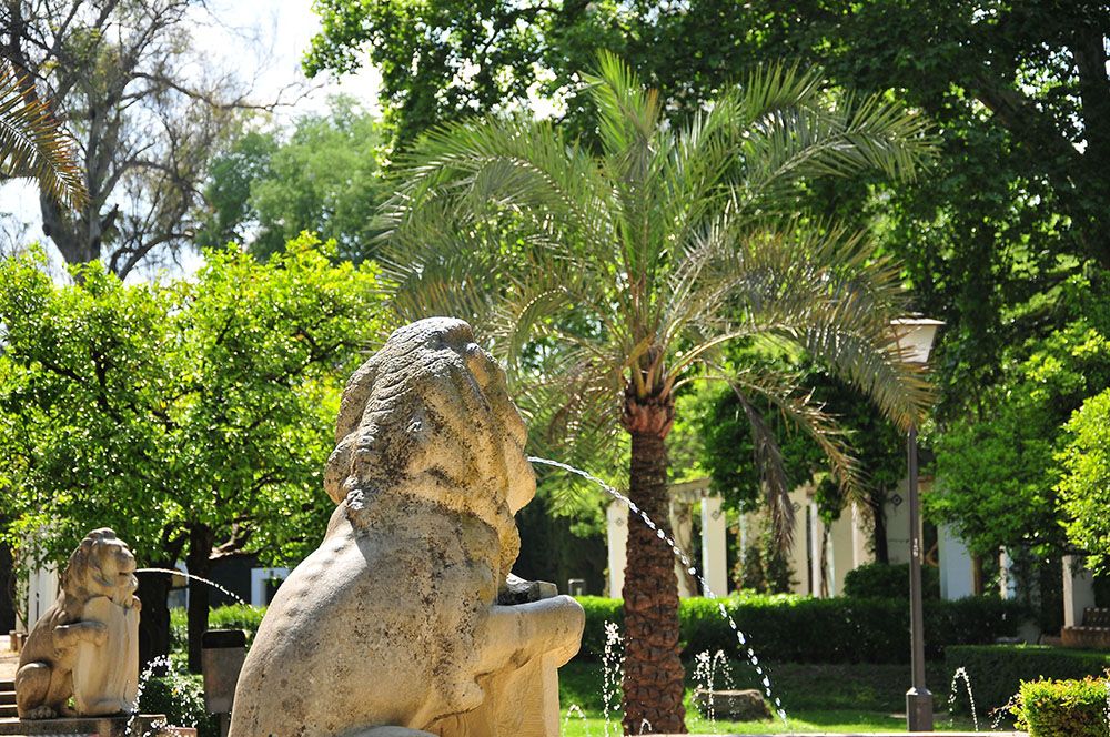 parc maria luisa séville fontaine des lions