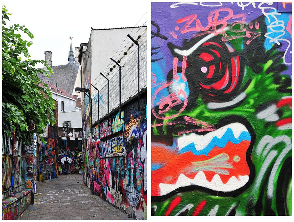 Werrengarenstraatje, street art, Gand
