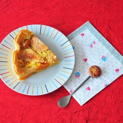 tarte poires et abricots