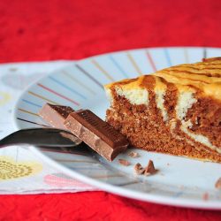 marbré italien, zebra cake