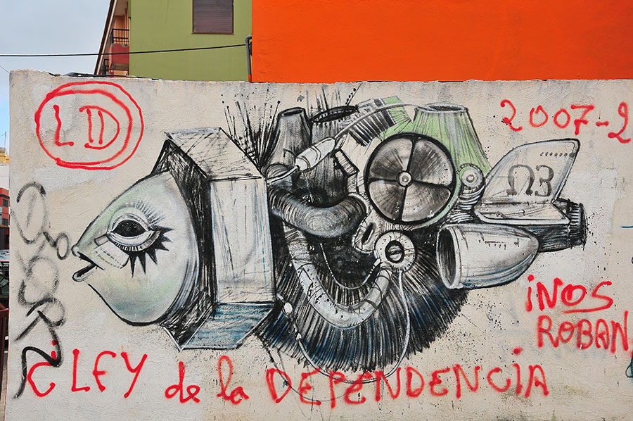 street art la laguna, tenerife, canaries