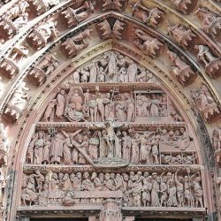 cathédrale Strasbourg, façade extérieure