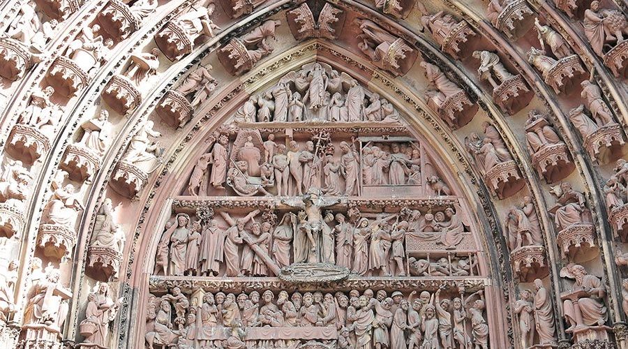 cathédrale Strasbourg, façade extérieure