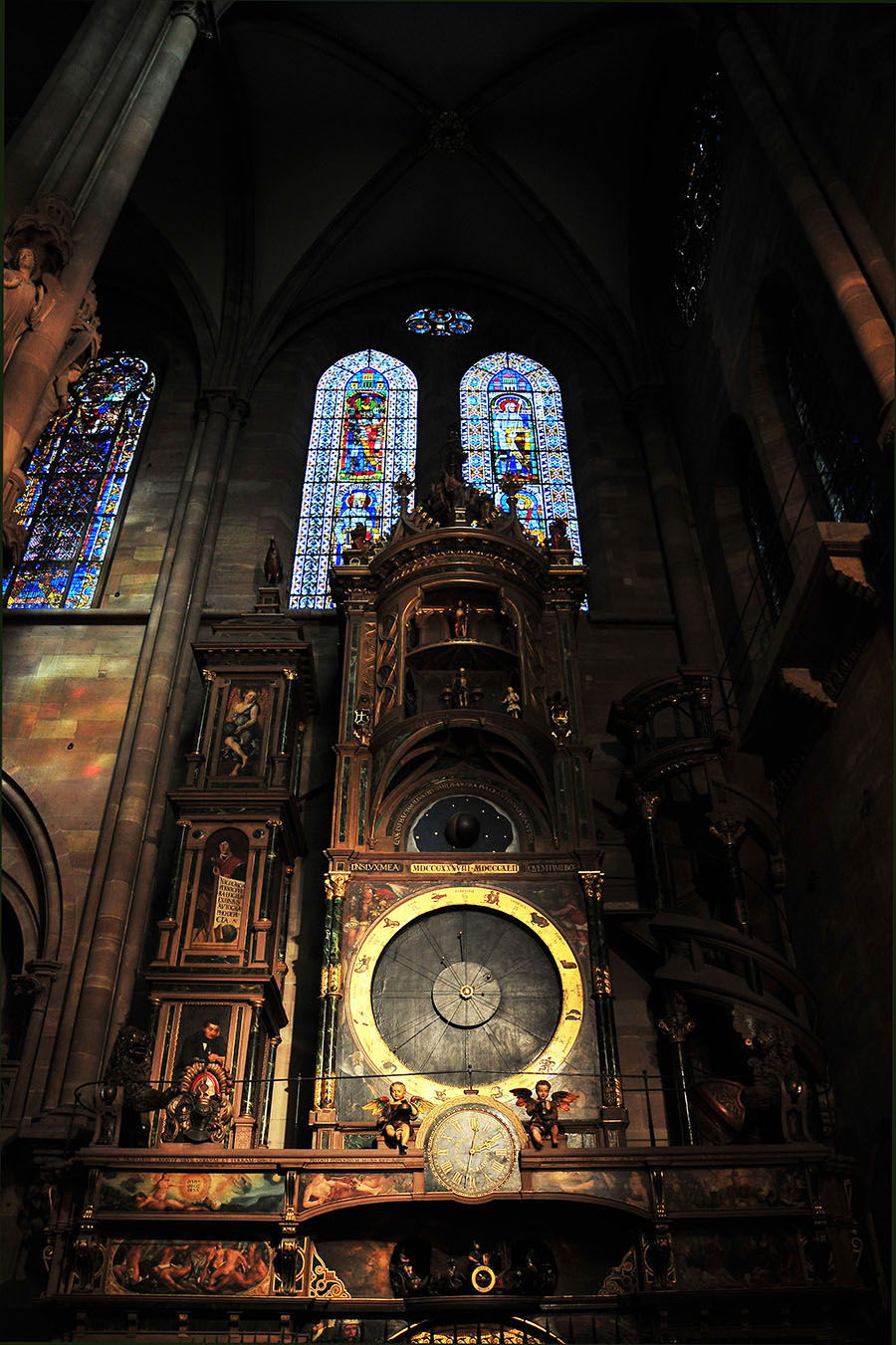 cathédrale strasbourg, horloge astronomique