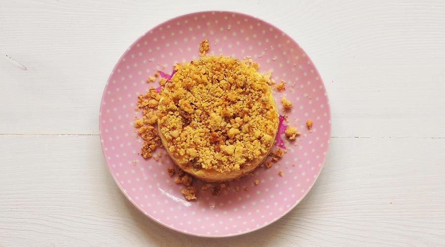 crumble au fromage blanc
