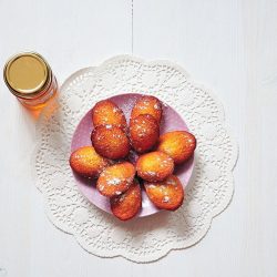 Madeleines au miel de lavande