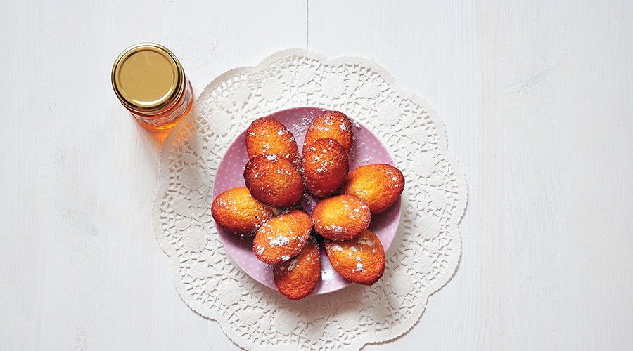 Madeleines au miel de lavande