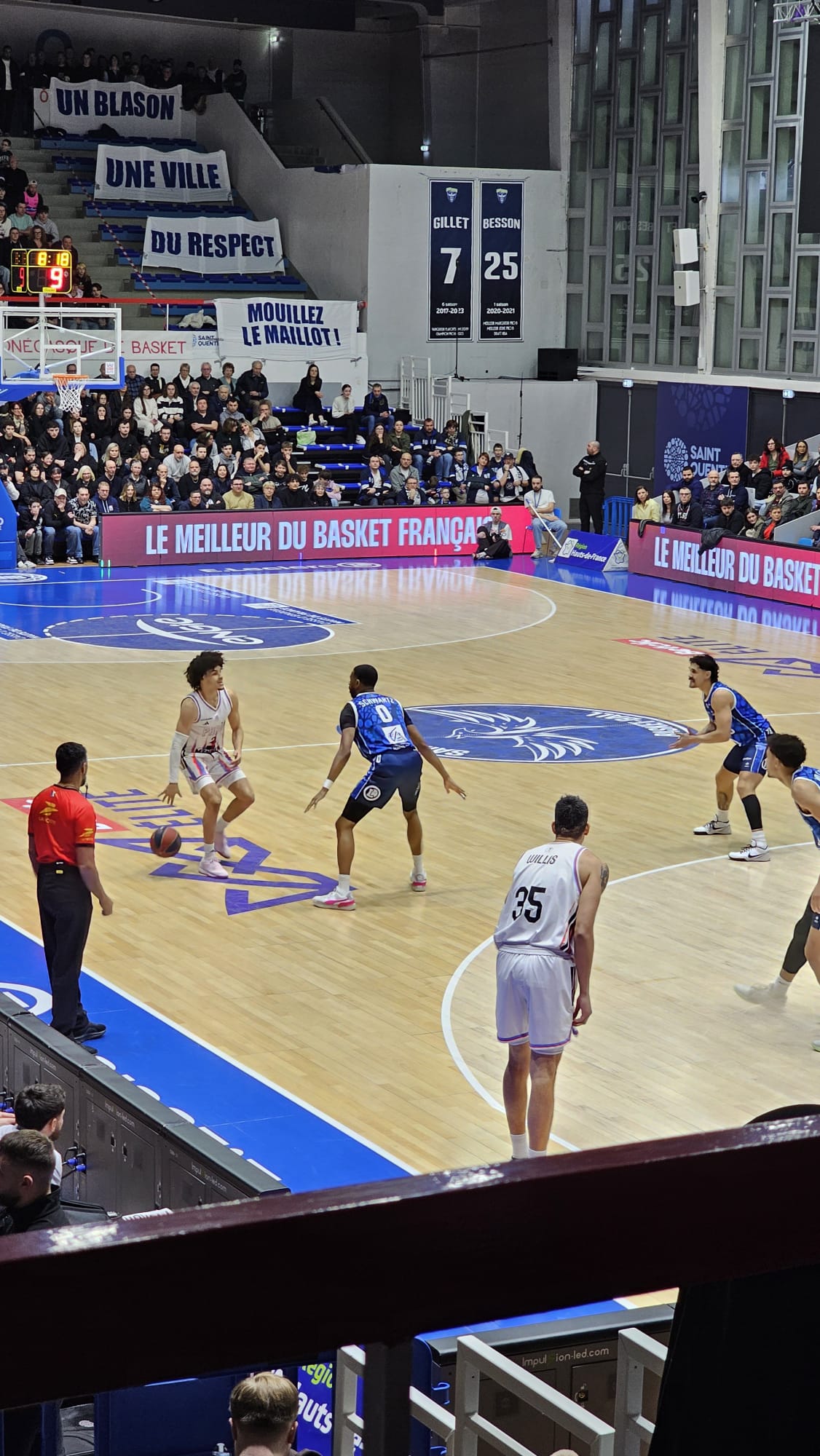 match basket sqbb, saint-quentin