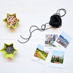 décoration polaroïd