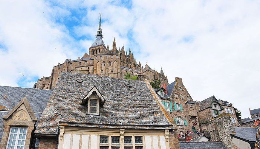 mont saint michel vue