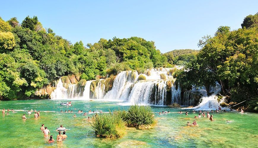 Jolie jolie Croatie cascades de krka
