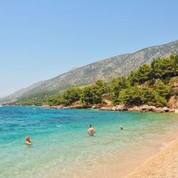 plage, brac, croatie