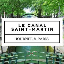 le long du canal saint-martin à paris