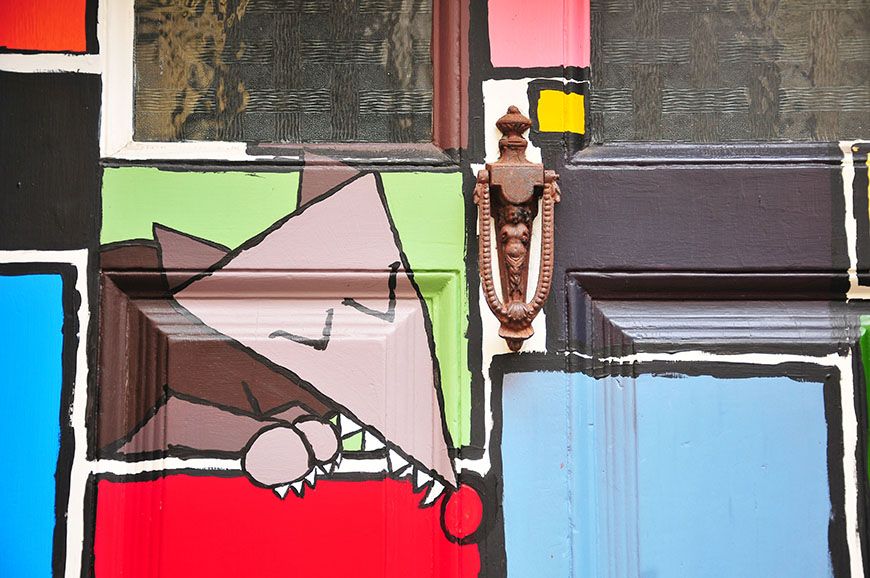 portes et street art à funchal rue santa maria
