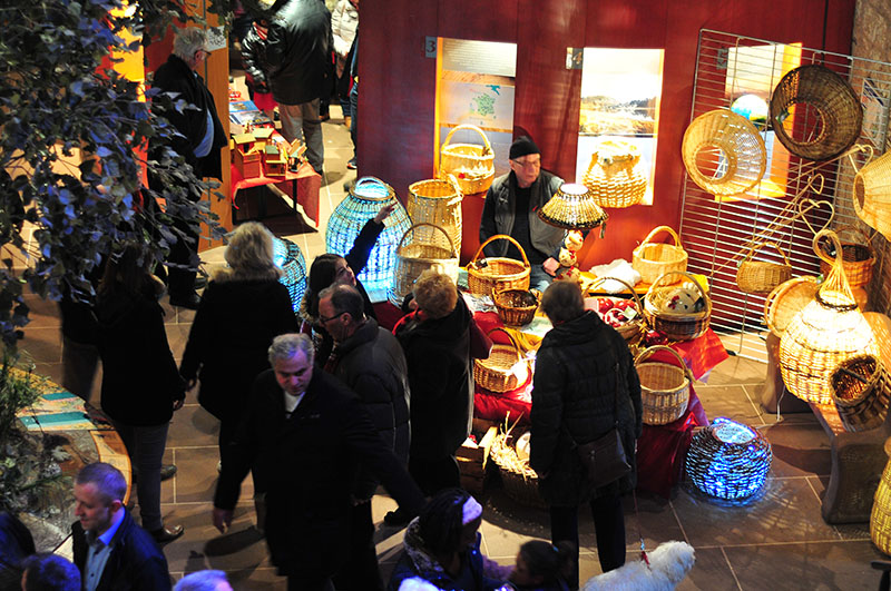 marché de Noël dans le village de la Petite-Pierre en Alsace