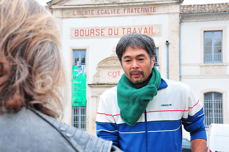 promenade sur les stands du marché d'Arles avec jean luc rabanel