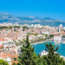 vue sur split, croatie