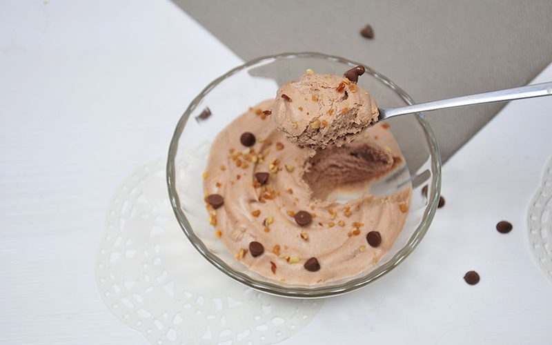 recette de mousse au chocolat praliné avec tablette de chocolat nestlé