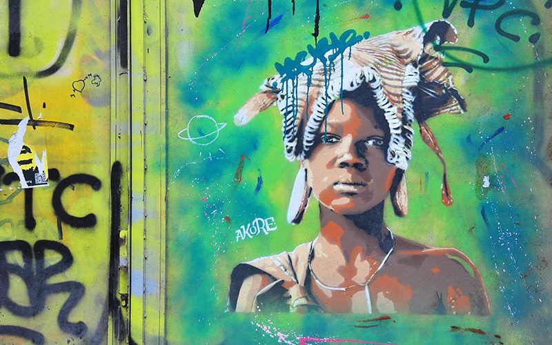 street-art, quartier el born, barcelone