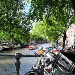 balade le long des canaux, amsterdam