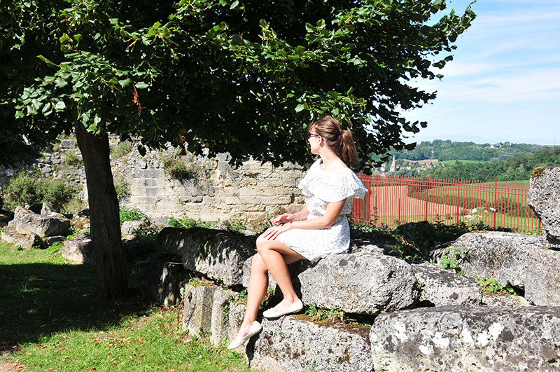 visite de coucy le château, château médiéval, dans l'Aisne