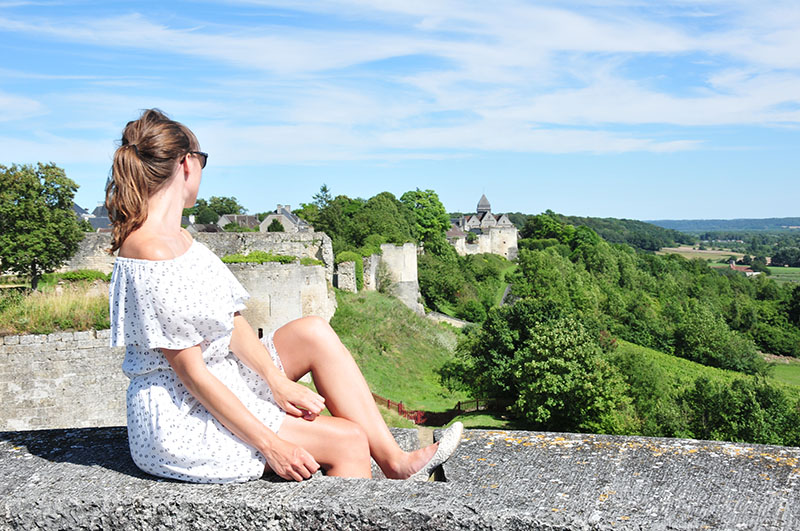 visite de coucy le château, château médiéval, dans l'Aisne