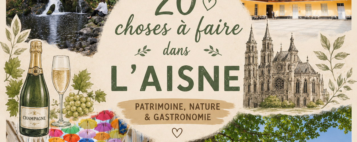 Que faire dans l’Aisne ? Les 20 incontournables à voir absolument choses à faire dans l'aisne, que visiter dans l'aisne