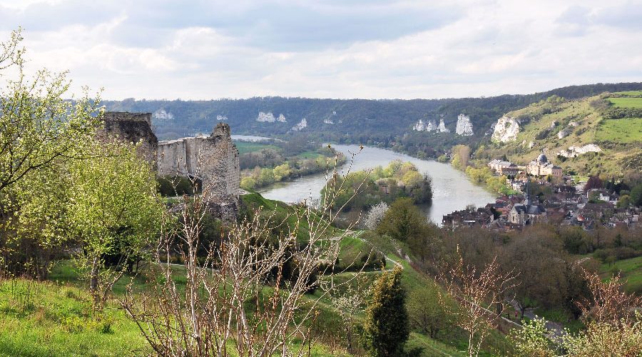 chateau gaillard, autour de giverny, eure, normandie