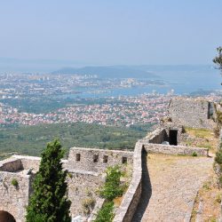 château de Klis , à une trentaine de minutes de Split , lieu de tournage de la série Games of Thrones en Croatie