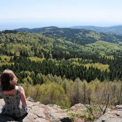randonnée, rocher nentelstein, hohwald, bas-rhin, alsace