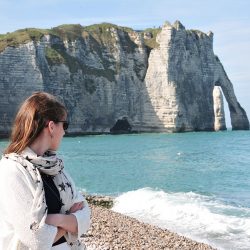 mini road-trip sur les côtes en normandie: falaises d'étretat