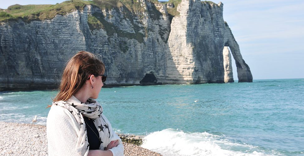 mini road-trip sur les côtes en normandie: falaises d'étretat