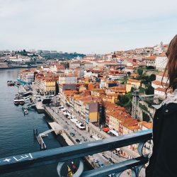 vue sur porto depuis le pont dom luis