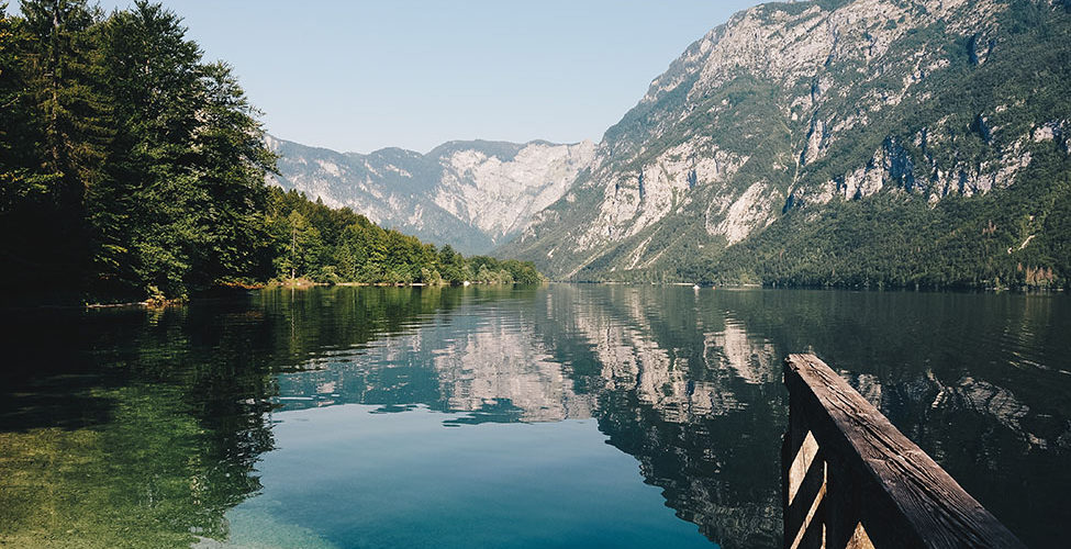 lac de bohinj, slovénie