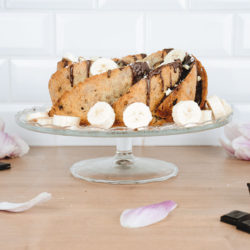 recette: bundt cake banane et pépites de chocolat