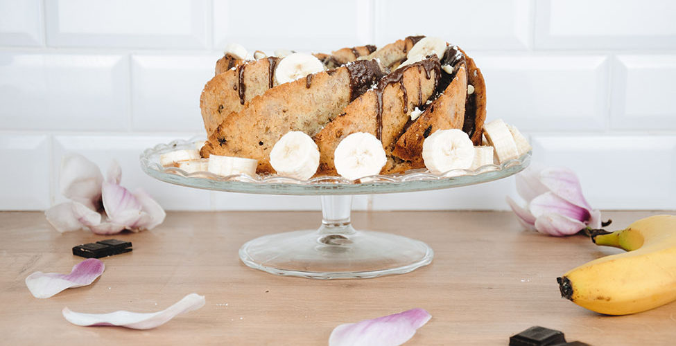 recette: bundt cake banane et pépites de chocolat