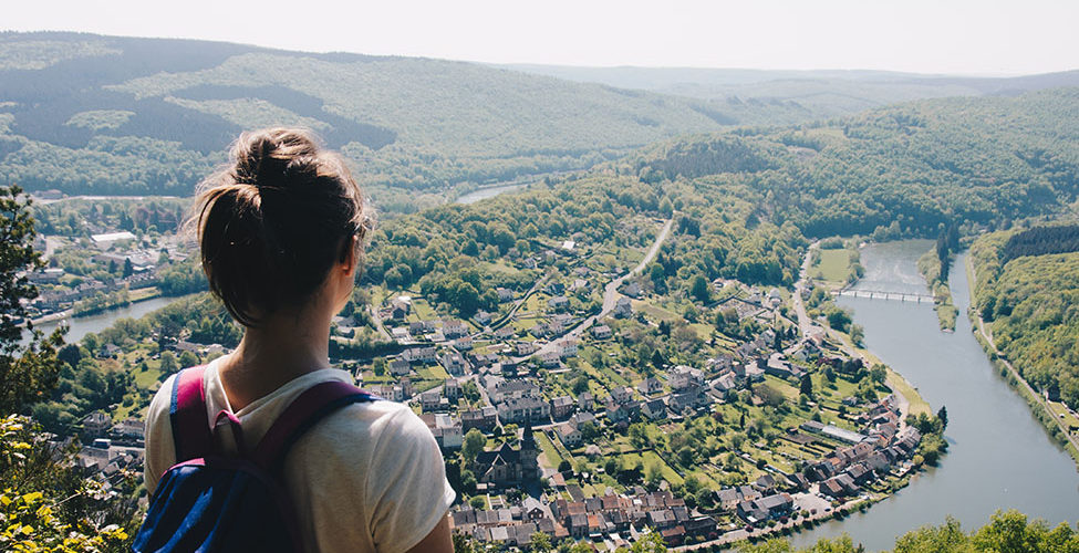 randonnée sur les crêtes de la meuse dans les ardennes