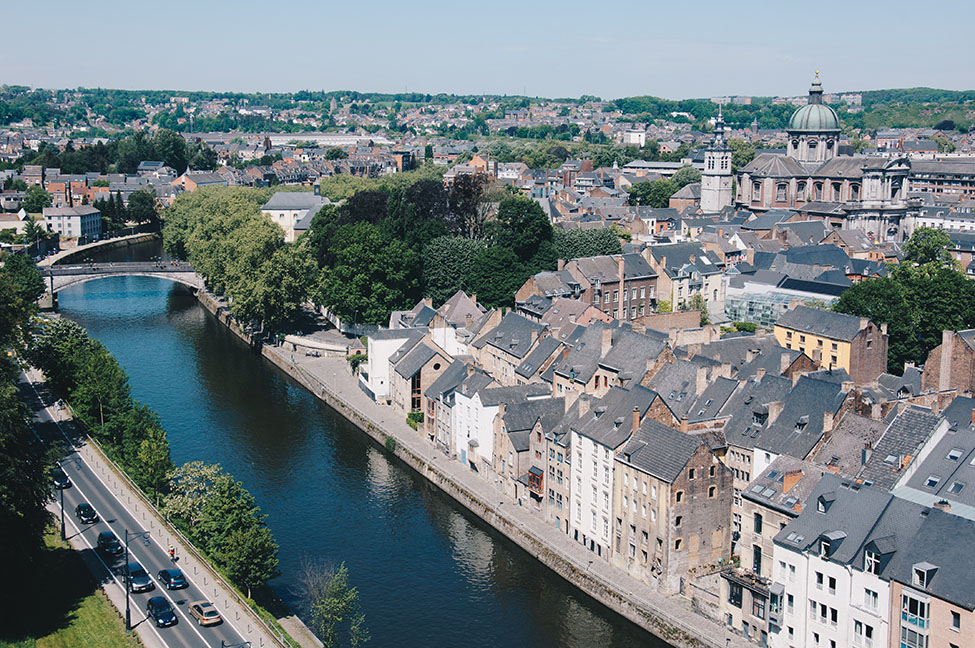 week-end à Namur, et vue sur la ville depuis la citadelle