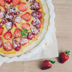 recette tarte aux fraises avec crème pâtissière