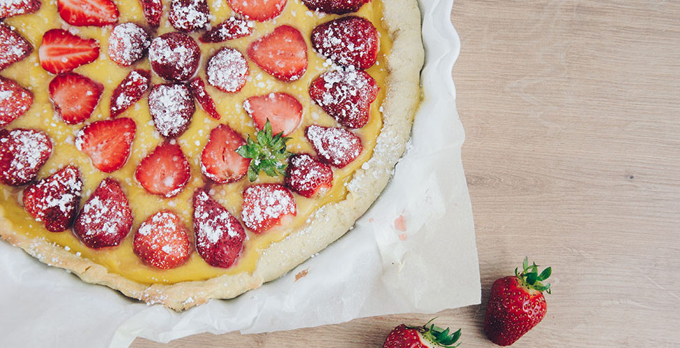 recette tarte aux fraises avec crème pâtissière