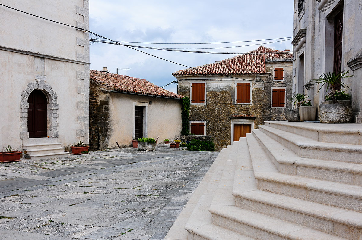 Oprtalj, villages perchés, Croatie, Istrie