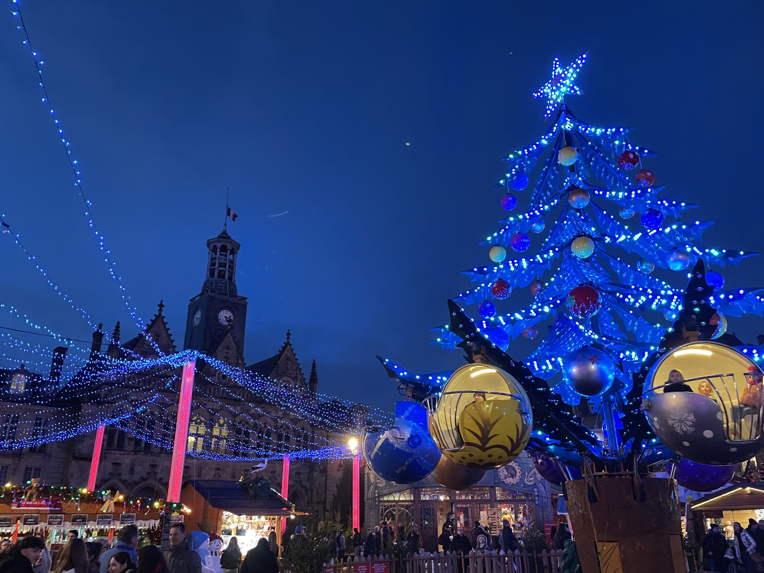 marché de noël, saint-quentin, aisne