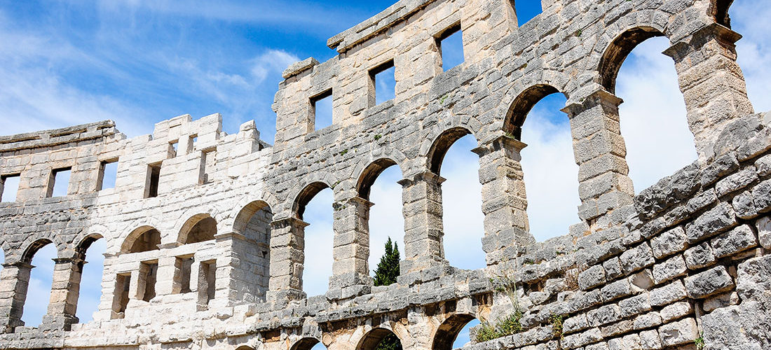 amphithéâtre de Pula , road-trip en Croatie, Istrie
