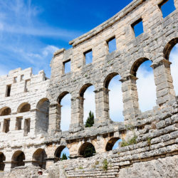 amphithéâtre de Pula , road-trip en Croatie, Istrie