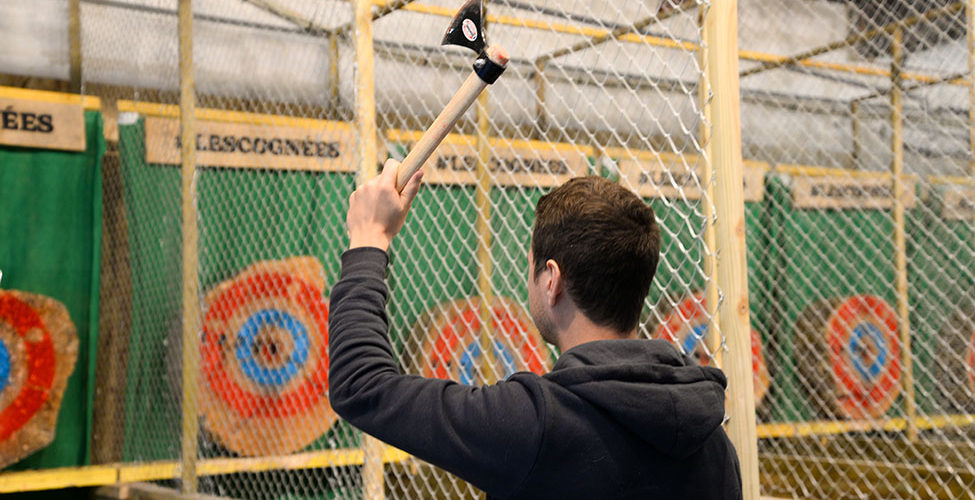 test centre de lancer de haches les cognées, lille