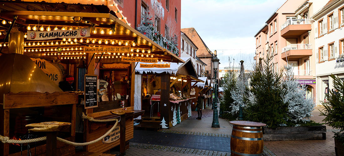 marché de Noël, haguenau, chalets