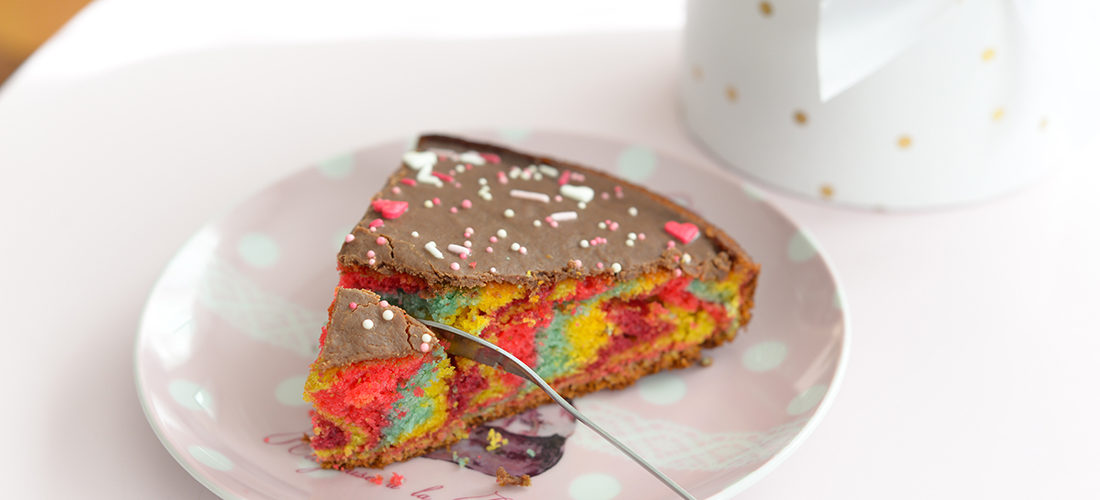 recette du gâteau arc-en-ciel