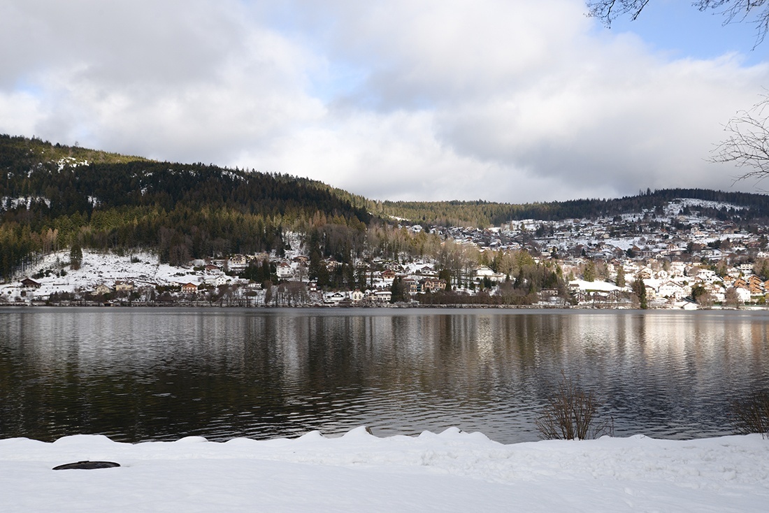 balade autour du lac de Gerardmer, hiver, neige, Vosges