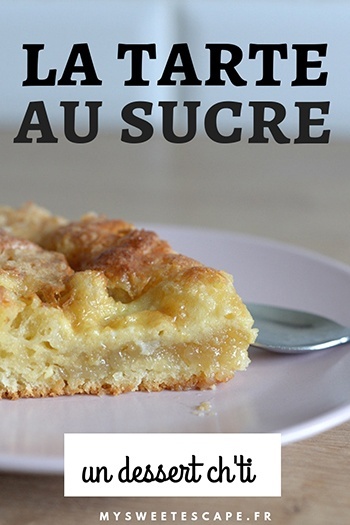 recette tarte au sucre, dessert chti, hauts-de-france